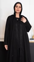 عباية كلوش مفتوحة بكلفة من الامام