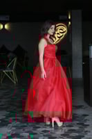 فستان سهره أحمر