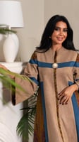 جلابية شتوية شامواه مع كشميري مشجر