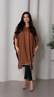 شال شتوي بني