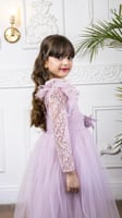 فستان بناتي بنفسجي
