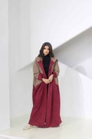 جاكيت كاروهات بقبعه