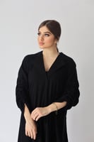 عباية بشريط سحب على الاكمام