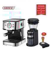هيبريو آلة صنع قهوة الإسبريسو من الستانلس ستيل, ما...
