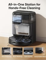 يوفي مكنسة روبوت اومني C20 مع محطة الكل في واحد، ت...