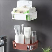 رف لاصق للمنديل والكريمات