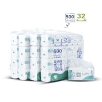 مناديل وجه توكير 32 عبوة (500 منديل مفرد ناعم)