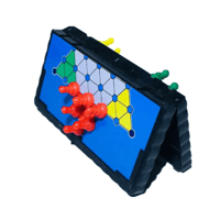 لعبة داما صينية مغناطيسية صغيرة 12×12 سم Chinese C...