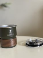 كوب بحفر ليزر شعار المملكة العربية السعودية مع مسك...