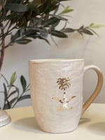 كوب سيراميك بطباعة فينيل للشعار او الاسم