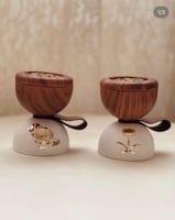 مبخره خشبيه بجلد مع اختيار الشعار(المقاس الكبير )