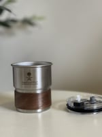 كوب بحفر ليزر شعار المملكة العربية السعودية مع مسك...