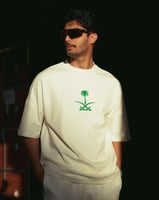 تيشرت اليوم الوطني السعودي 95 اوفر سايز