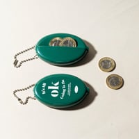 wallet case silicone coin-green