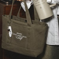 create your own self tote bag -olive