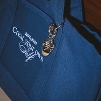 create your own self tote bag-navy
