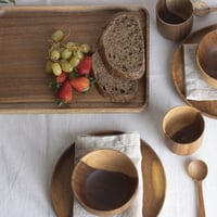 soft wood plate - طبق