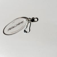 keychain acrylic- oval