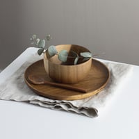 soft wood plate - طبق