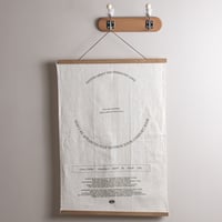نسيج كتان - take care linen poster