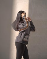 بلوفر شتوي مطرز انيق