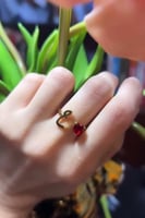 خاتم بالحرف تصميم فخامة مع تصميم القلب