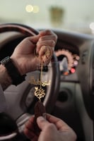 تعليقة مستوحاة من العود مع فخامة الاسم القلب حسب ا...