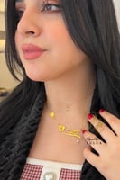 سلسال لؤلؤة المملكة -مطلي ذهب