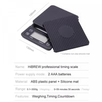 ميزان رقمي مع مؤقت