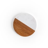 كوستر رخام مع خشب