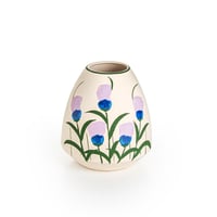 فازة سيراميك برسم يدوي