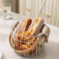 سله حديد مع حامل