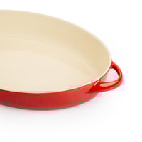 صينية سيراميك بيضاوي