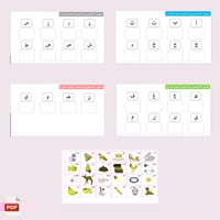 مذكرة لغتي لتعلم الحروف