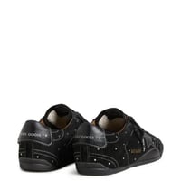 Golden Goose True-Star in black suede with Swarovs...
