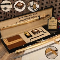 بوكس إهداء رجالي فاخر بتصميم مخصص مع شماغ وسيف ليز...