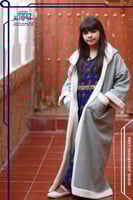 فروة أطفال شتوية بألوان زاهية بعدة اللوان فرو ابيض