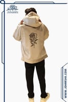 هودي اوفر سايز شتوي هليله اللون رصاصي