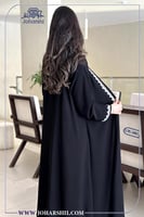 عباية لجين قماش سيراميك شك كم ولياقه نص بتصميم عصر...