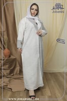 عبايه لويس فيتون بيضاء تشع بالأناقة والرقي