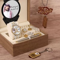 اطقم هدايا رجالية مع تعليقة عود فاخرة