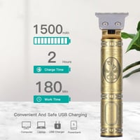 ماكينة حلاقة لاسلكية احترافية مزودة بشاشة تعمل بال...