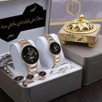 اطقم زوجيه راقية بإكسسوارات استيل فاخرة F-114