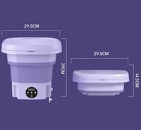 غسالة ملابس صغيرة متنقلة قابلة للطي باستك 8 لتر