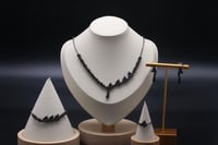 طقم سهره زركون لون اسود أنيق