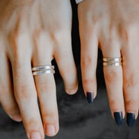 خاتم فضة إيطالي عيار 925 بتصميم أنيق وفاخر مناسب ل...