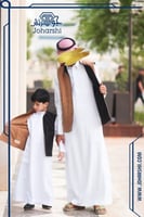 طقم سديري دبل فيس جوخ بيج مع اسود للأب والابن