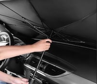 مظلة شمس الذكيه للزجاج الأمامي للسياره