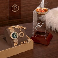 أطقم هدايا نسائية راقية مرصعة بفصوص