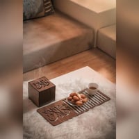 طقم مبخرة وصينية الأناقة الفاخرة